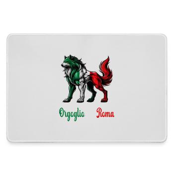 Drapeau de la fierté de Rome (Italie) - Grand tapis de souris gamer - bruyère - Devant