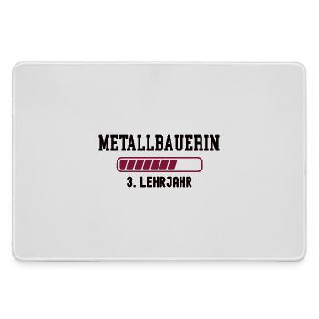 Apprentissage de métallurgiste 3e année d’apprentissage de métallurgiste - Grand tapis de souris gamer - bruyère - Devant