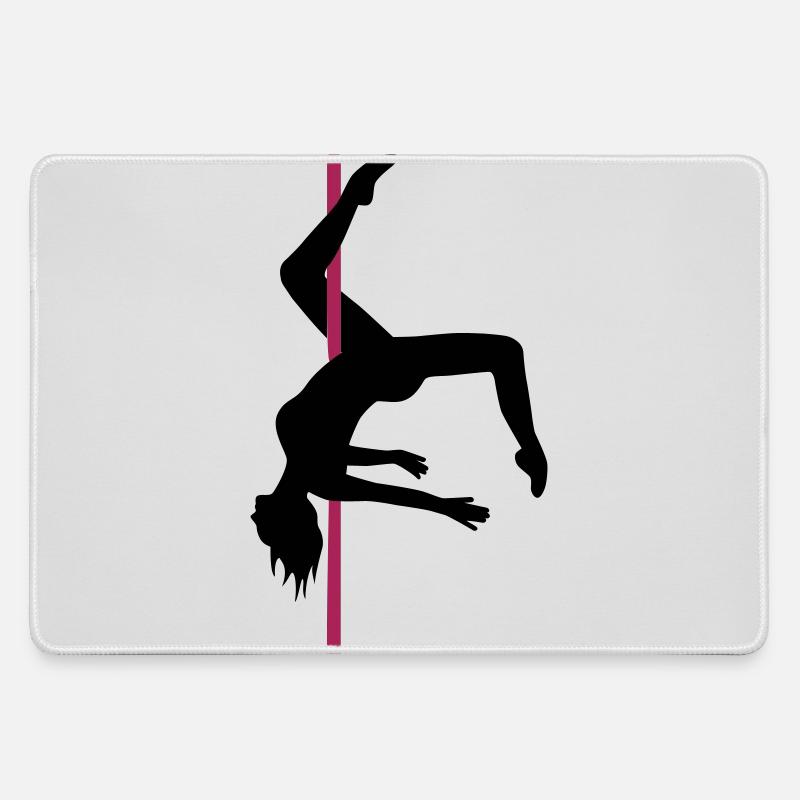 Pole Dance Scorpio - Large Gaming Mouse Mat - grey