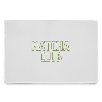 Matcha Club Logo - Grand tapis de souris gamer - bruyère - Devant