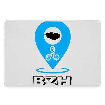 Triskel Breizh Blue - Large Gaming Mouse Mat - grey - Front