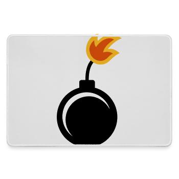 Bombe - Grand tapis de souris gamer - bruyère - Devant