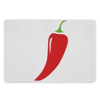 Légumes au piment rouge - Grand tapis de souris gamer - bruyère - Devant