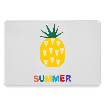 FEIERTAG. FROHE FEIERTAGE. GELIEBTE. MEISTER. LEHRER - Mousepad groß für Gamer - Grau - Vorne