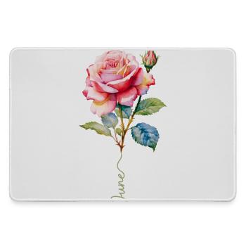 Peint en rose avec des détails éclatants - Grand tapis de souris gamer - bruyère - Devant