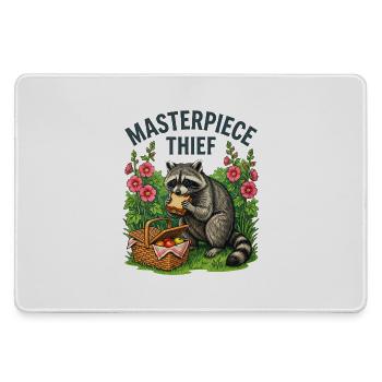 Voleur pique-de ratons laveurs - Grand tapis de souris gamer - bruyère - Devant