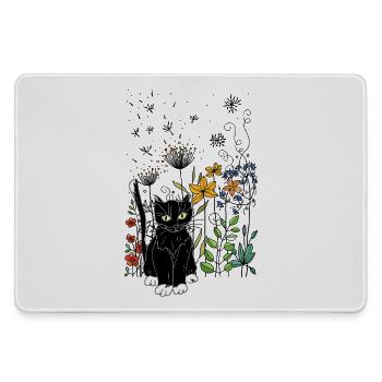 cat - Large Gaming Mouse Mat - grey - Front