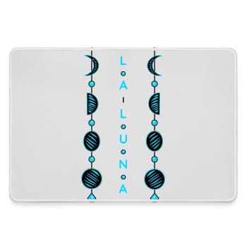 Mondphasen - Mousepad groß für Gamer - Grau - Vorne