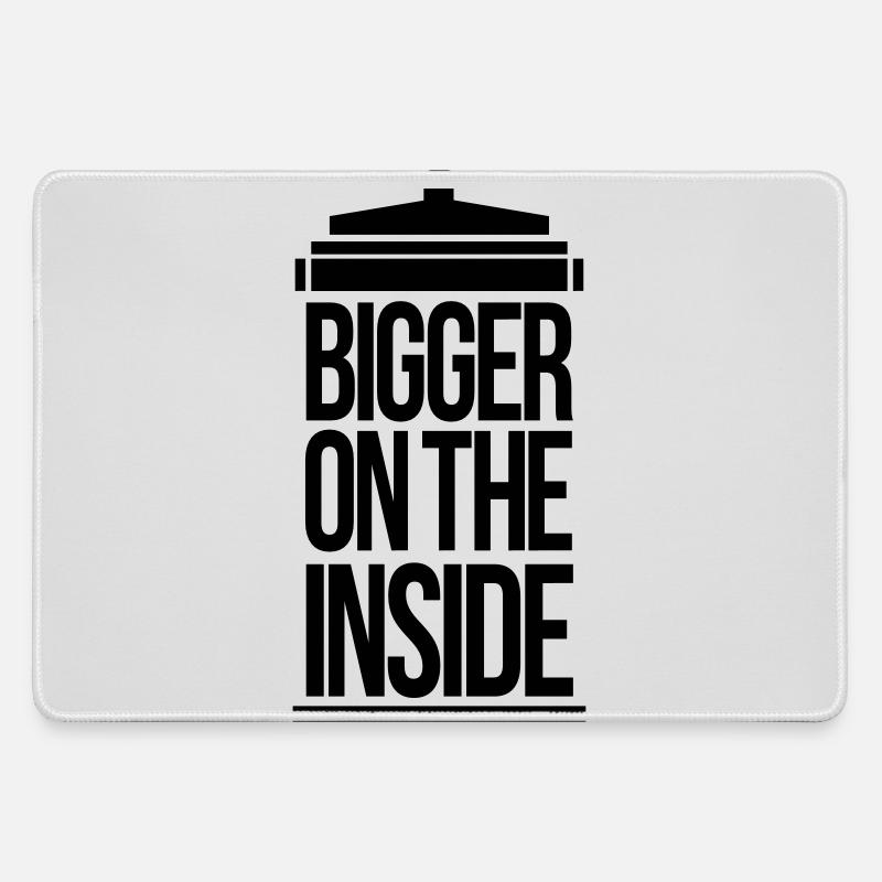 Bigger on the inside - Grand tapis de souris gamer - bruyère