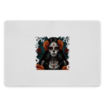 Jour des Morts Beauté Tatouée - Grand tapis de souris gamer - bruyère - Devant