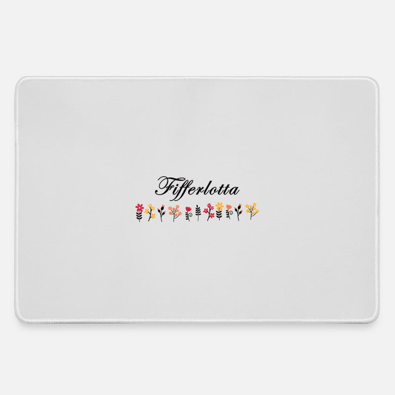 Fifferlotta - Large Gaming Mouse Mat - grey