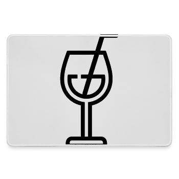 cocktail - Grand tapis de souris gamer - bruyère - Devant