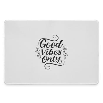 Gute Schwingungen... - Mousepad groß für Gamer - Grau - Vorne