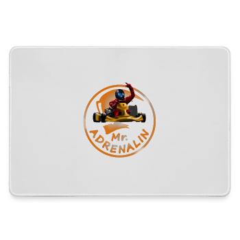 Karting Mr. Adrenalin - Large Gaming Mouse Mat - grey - Front