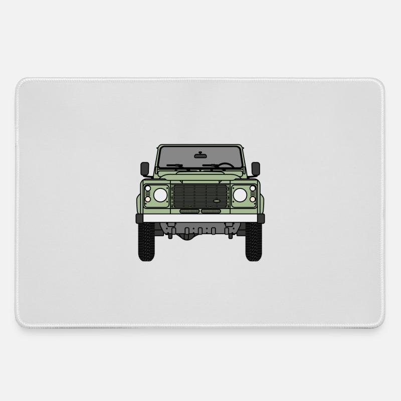 Defender - Front - Large Gaming Mouse Mat - grey