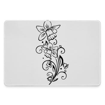 Easter Bells Daffodils Spring - Large Gaming Mouse Mat - grey - Front