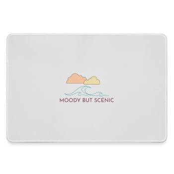 Moody Stormy Waves Nature Design - Large Gaming Mouse Mat - grey - Front
