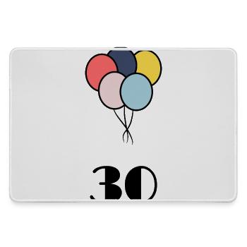 30. 30 ANS. 30e ANNIVERSAIRE. ANNIVERSAIRE 30 ANS. - Grand tapis de souris gamer - bruyère - Devant