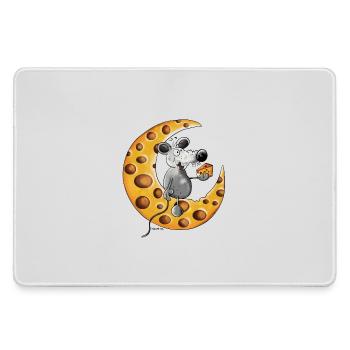 The Mouse Love Cheese - Large Gaming Mouse Mat - grey - Front