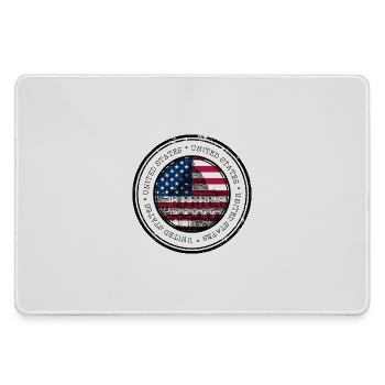 Capitol Flag Circle Emblem - Large Gaming Mouse Mat - grey - Front