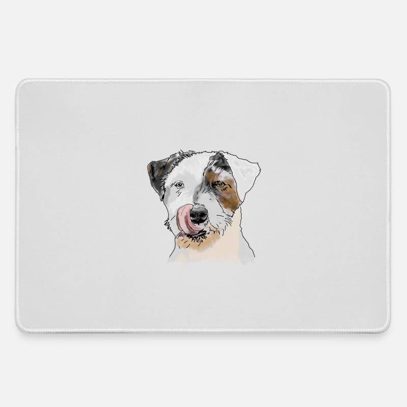 Terrier - Large Gaming Mouse Mat - grey