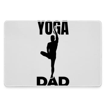 Yoga Dad - Large Gaming Mouse Mat - grey - Front