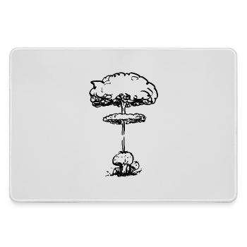 Champignon pollinique nucléaire (noir) - Grand tapis de souris gamer - bruyère - Devant
