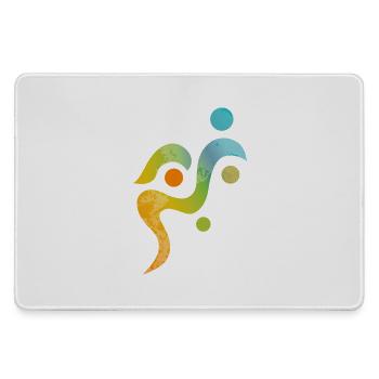 Yoga design_27 - Grand tapis de souris gamer - bruyère - Devant
