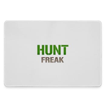 Hunt Freak Green Ball Typography - Large Gaming Mouse Mat - grey - Front