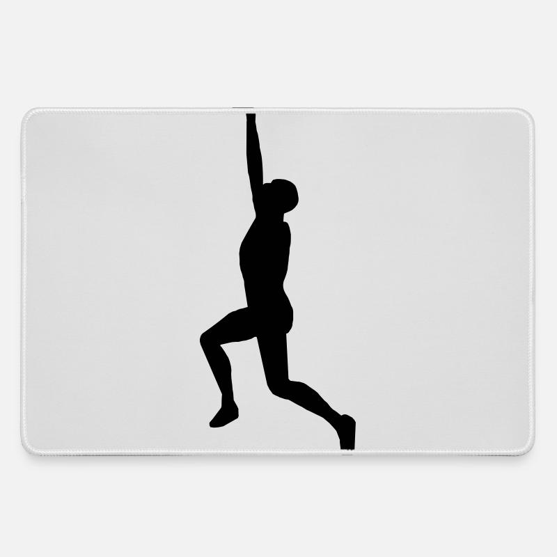 Hanging - Large Gaming Mouse Mat - grey