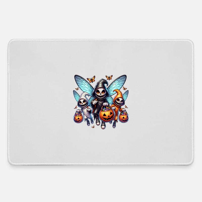 Spooky Squad - Large Gaming Mouse Mat - grey