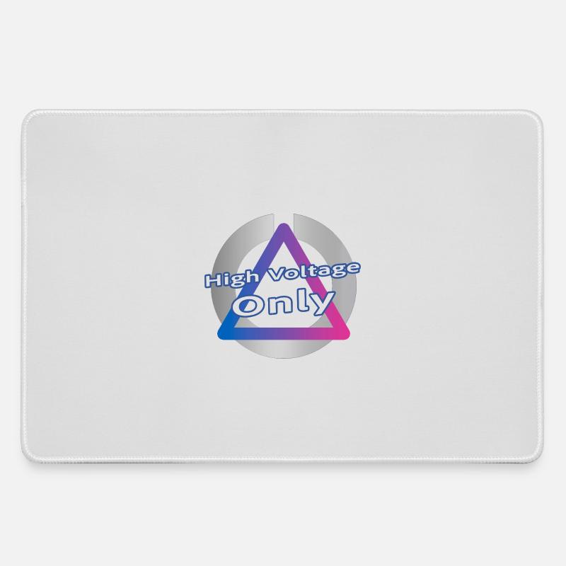 Electro Neon - Large Gaming Mouse Mat - grey