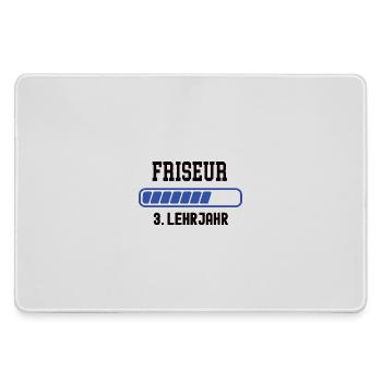 Apprenticeship Hairdresser 3rd year Hairdresser training - Large Gaming Mouse Mat - grey - Front