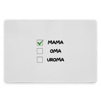 Liste de contrôle MAMA - Grand tapis de souris gamer - bruyère - Devant