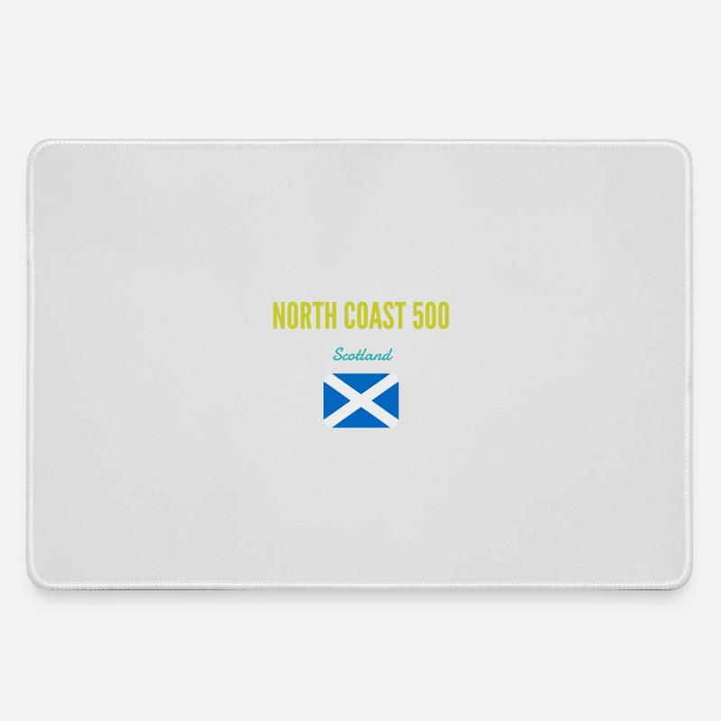 north coast 500 - Large Gaming Mouse Mat - grey