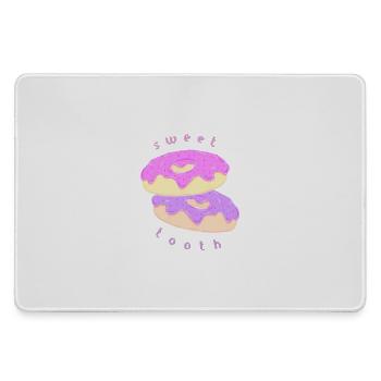 Süßer Zahn - Mousepad groß für Gamer - Grau - Vorne