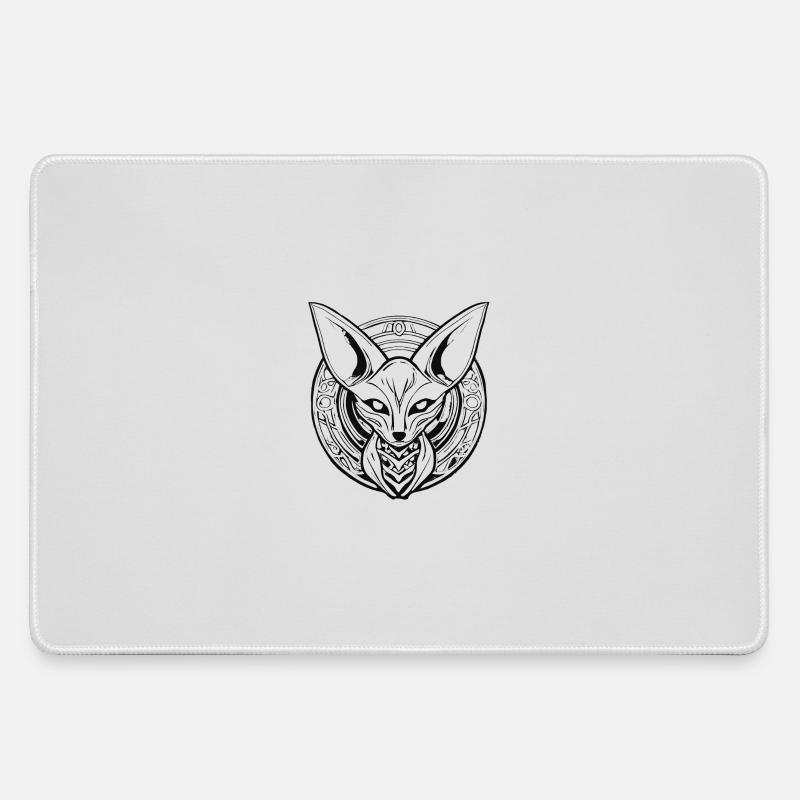 Fennec - Large Gaming Mouse Mat - grey