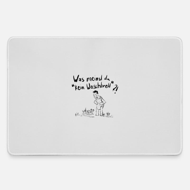 No washboard - Large Gaming Mouse Mat - grey
