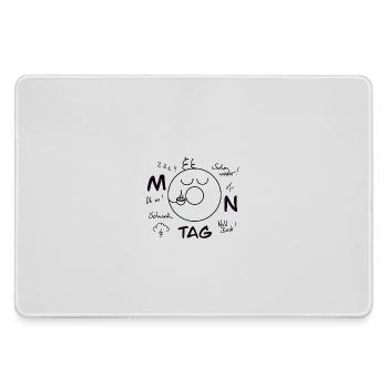 Monday Blues - Large Gaming Mouse Mat - grey - Front