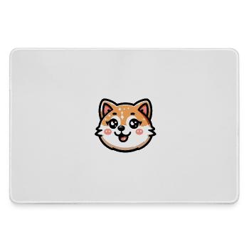 Charmantes Shiba Inu Katzendesign - Mousepad groß für Gamer - Grau - Vorne