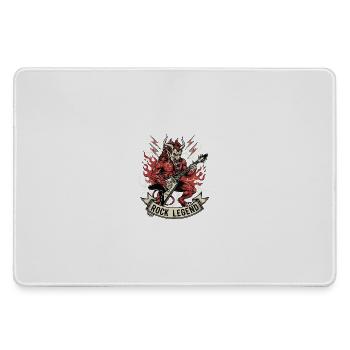 Mythischer Dämonenfels Illustration - Mousepad groß für Gamer - Grau - Vorne
