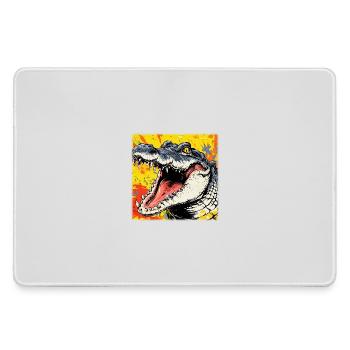Crocodile sauvage – Design urbain d’art urbain - Grand tapis de souris gamer - bruyère - Devant