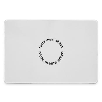 Not my circus – Not my monkeys - Large Gaming Mouse Mat - grey - Front