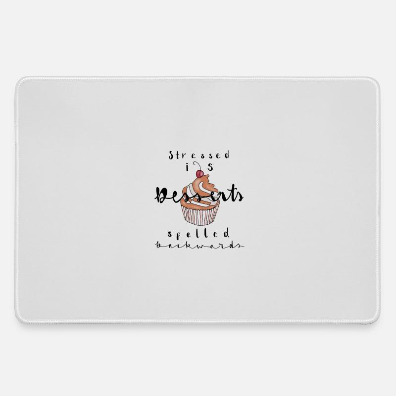 Cupcake - Large Gaming Mouse Mat - grey