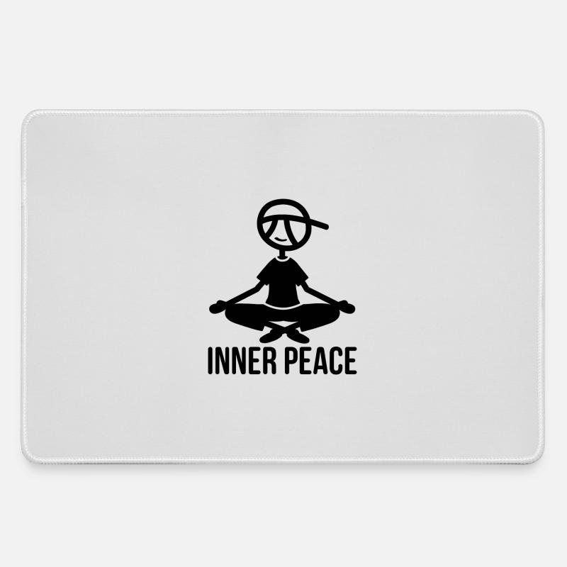 Inner Peace - Large Gaming Mouse Mat - grey