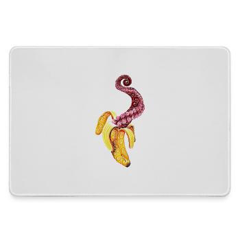 Wirbelnde Mutant-Banane - Mousepad groß für Gamer - Grau - Vorne