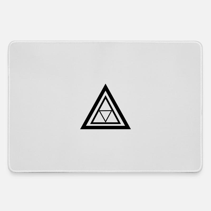 Modern abstract design - Large Gaming Mouse Mat - grey