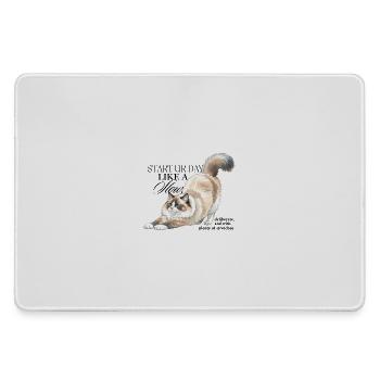 Illustration de l’étirement Cream Cat - Grand tapis de souris gamer - bruyère - Devant