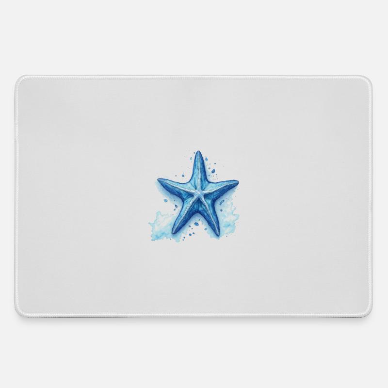 Starfish - Large Gaming Mouse Mat - grey