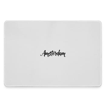 Amsterdam - Mousepad groß für Gamer - Grau - Vorne